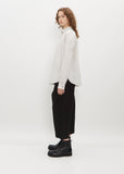 Striped Short Collar Shirt