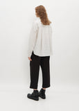 Striped Short Collar Shirt