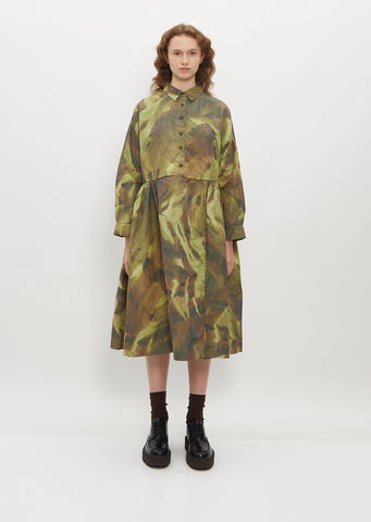 Paga Rouch Ikat Dress
