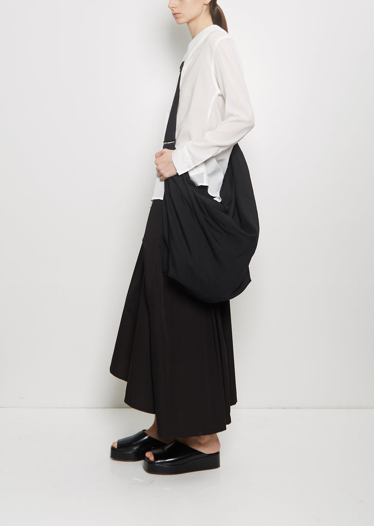 Wool Tuck Detail Cross Bag