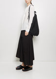 Wool Tuck Detail Backpack