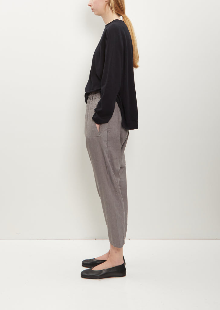 Linen Rayon Loose Slim Pants