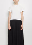 n°267 Tina Cotton Cashmere Top — Snow