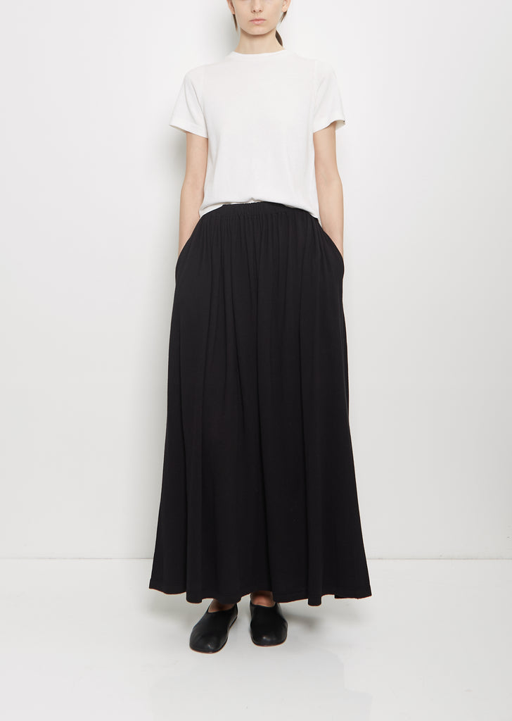 n°403 Mary Cotton Cashmere Skirt — Raven