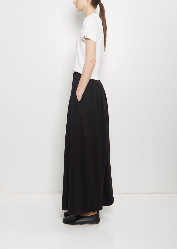n°403 Mary Cotton Cashmere Skirt — Raven