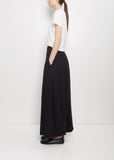 n°403 Mary Cotton Cashmere Skirt — Raven