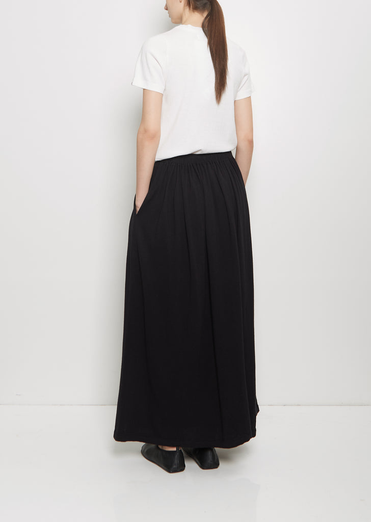 n°403 Mary Cotton Cashmere Skirt — Raven