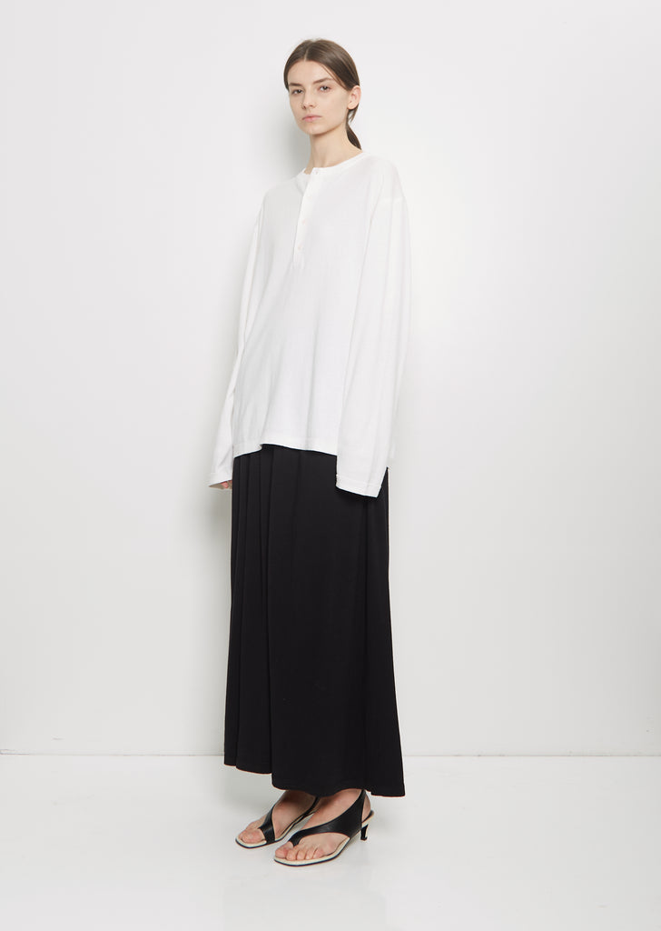 n°407 Fatou Cotton Cashmere Tee — Snow