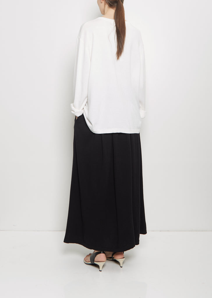 n°407 Fatou Cotton Cashmere Tee — Snow