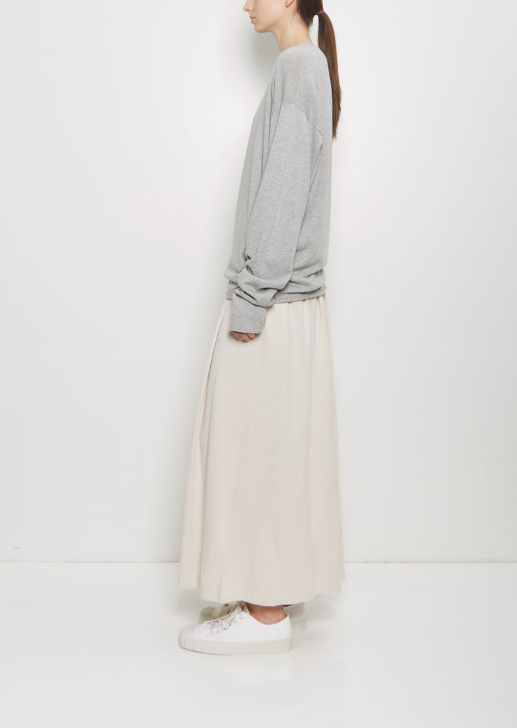 n°347 Aries Cotton Cashmere Sweater — Grey