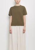 n°268 Cuba Cotton Cashmere Top — Army