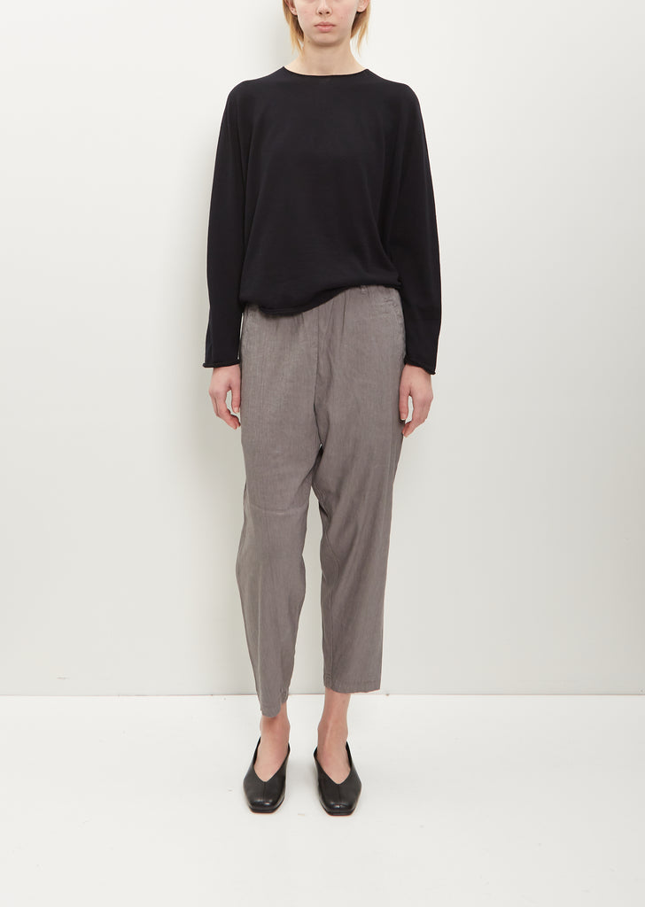 Linen Rayon Loose Slim Pants