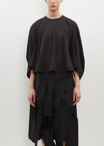 Draped Paneled Top