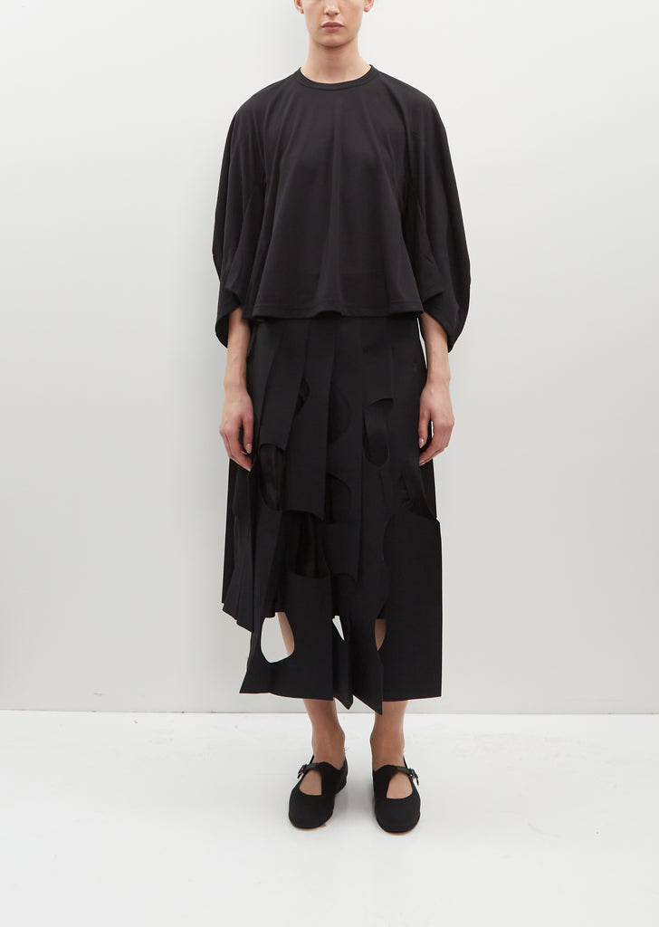 Draped Paneled Top