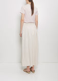 n°403 Mary Cotton Cashmere Skirt — Chalk