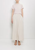 n°403 Mary Cotton Cashmere Skirt — Chalk