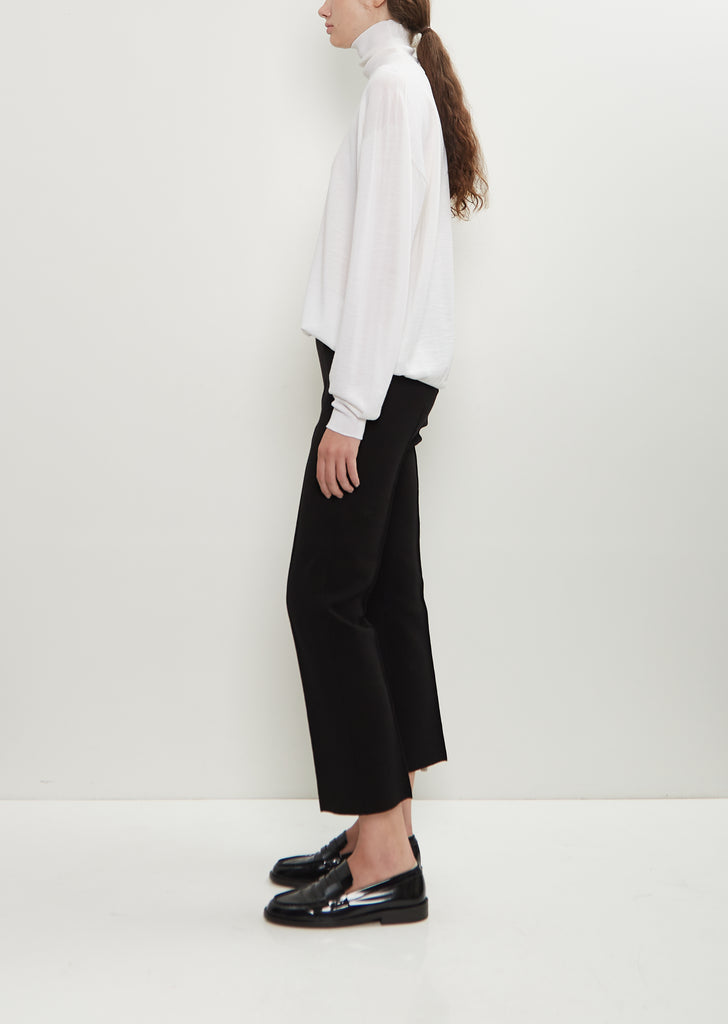 Stretch Cotton Geo Louis Pant — Black