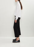 Stretch Cotton Geo Louis Pant — Black
