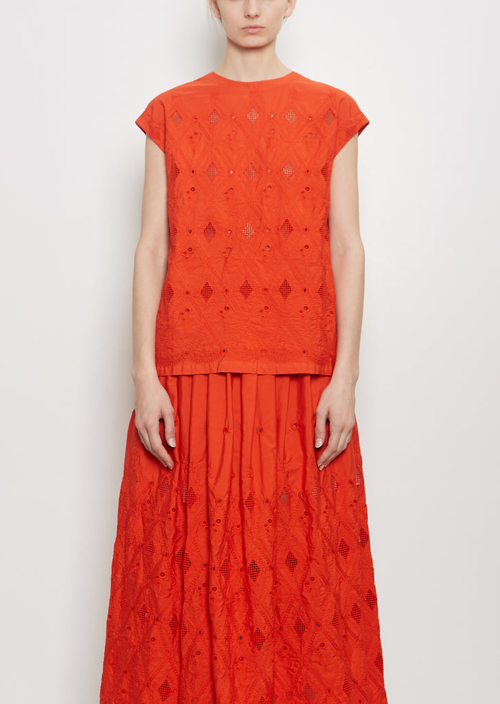 Garment Dyed Cotton Top