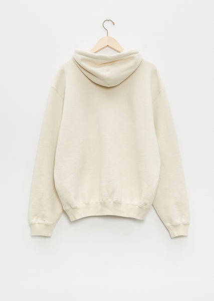 Smooth Soft Sweat P/O Parka — Ivory – La Garçonne