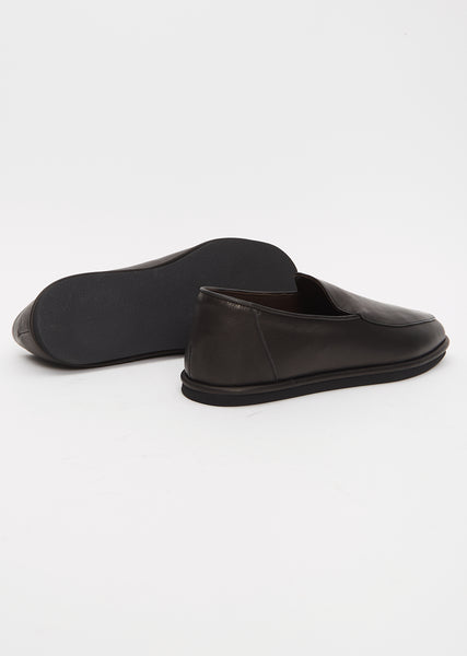 【新品】25ss AURALEE SOFT LEATHER LOAFERS Soft Leather Loafer in Black