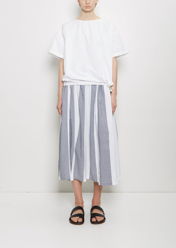 Organic Cotton Skye Skirt — 10cm Wide Stripe