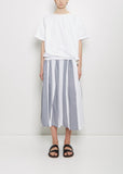 Organic Cotton Skye Skirt — 10cm Wide Stripe