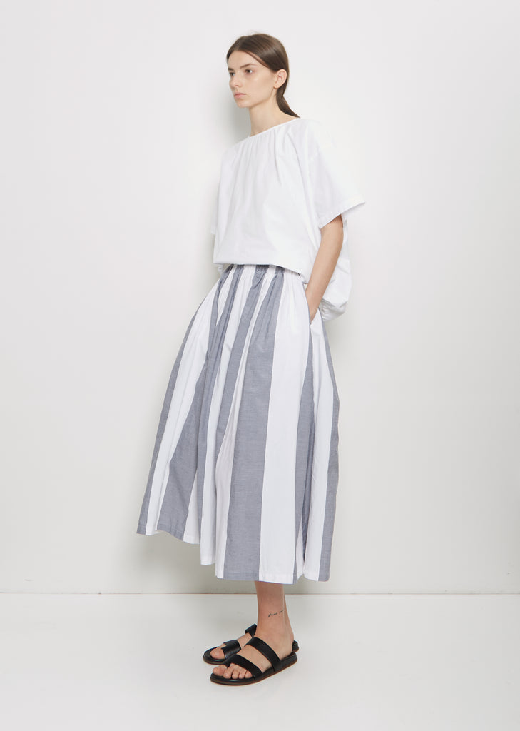 Organic Cotton Skye Skirt — 10cm Wide Stripe