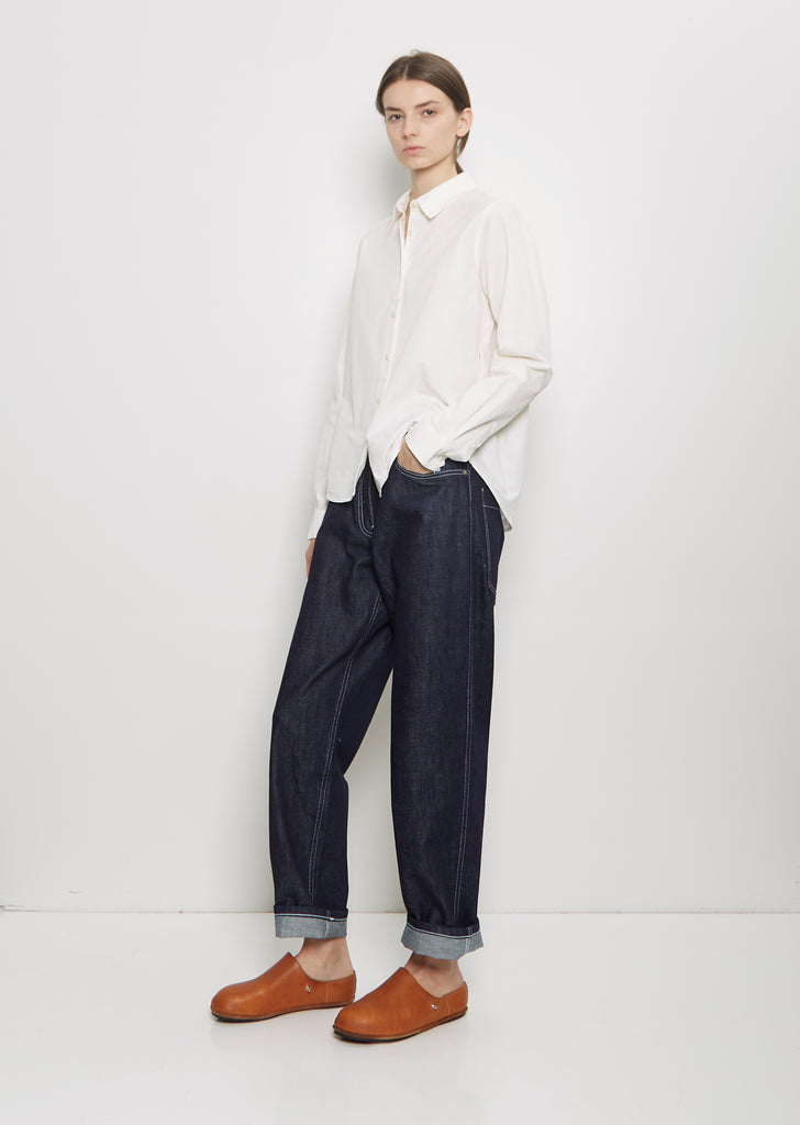 Paulo Cotton Denim Pant — Indigo