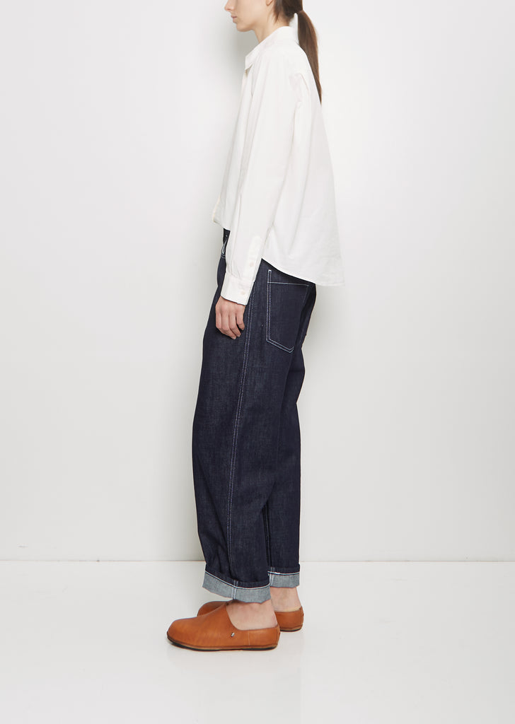 Paulo Cotton Denim Pant — Indigo