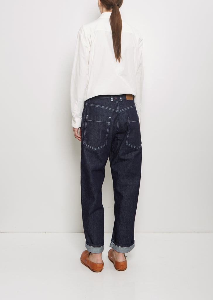 Paulo Cotton Denim Pant — Indigo