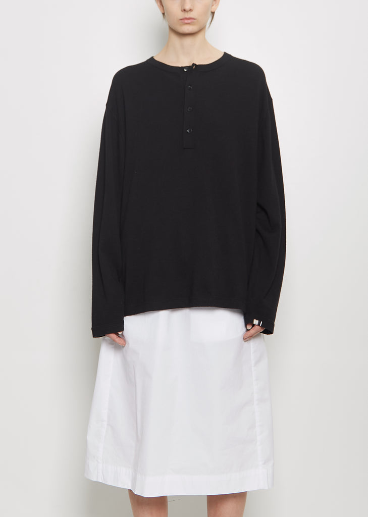 n°407 Fatou Cotton Cashmere Sweater — Raven