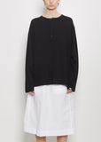 n°407 Fatou Cotton Cashmere Sweater — Raven