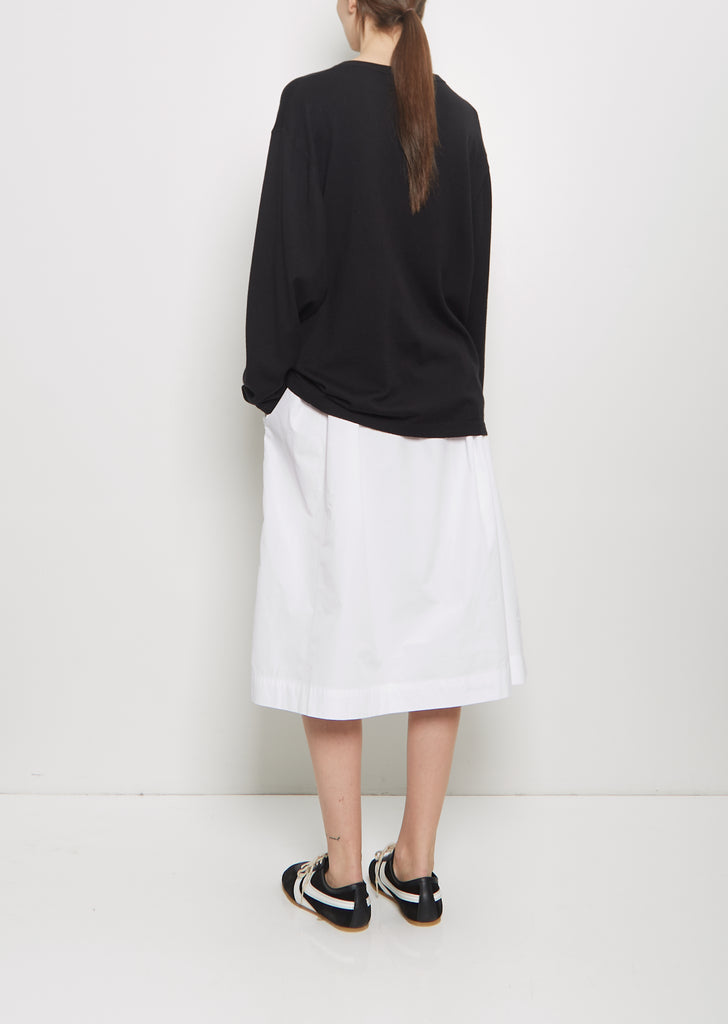 n°407 Fatou Cotton Cashmere Sweater — Raven