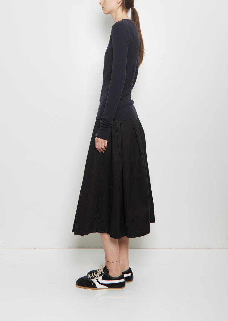 Cotton Cashmere n°392 Eel Top — Navy