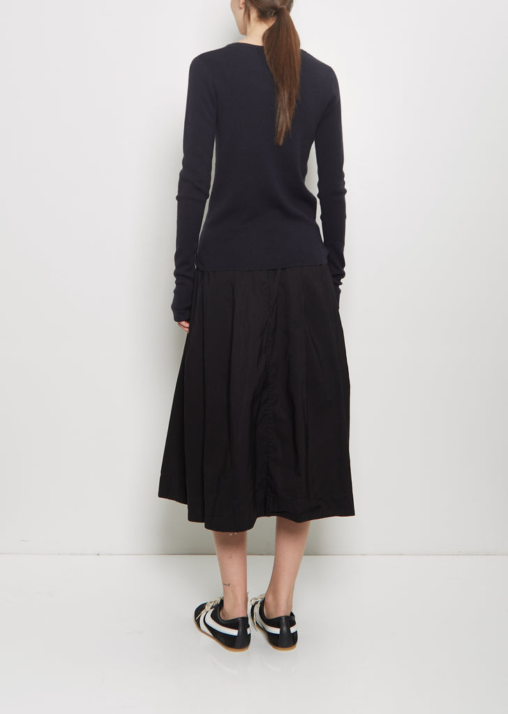 Cotton Cashmere n°392 Eel Top — Navy