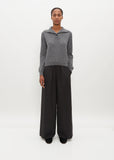 Buckingham Wool Polo — Medium Grey