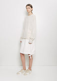 n°347 Aries Cotton Cashmere Sweater — Chalk