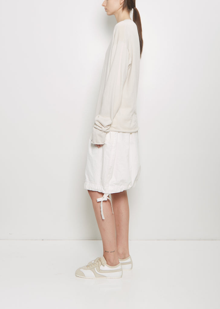 n°347 Aries Cotton Cashmere Sweater — Chalk