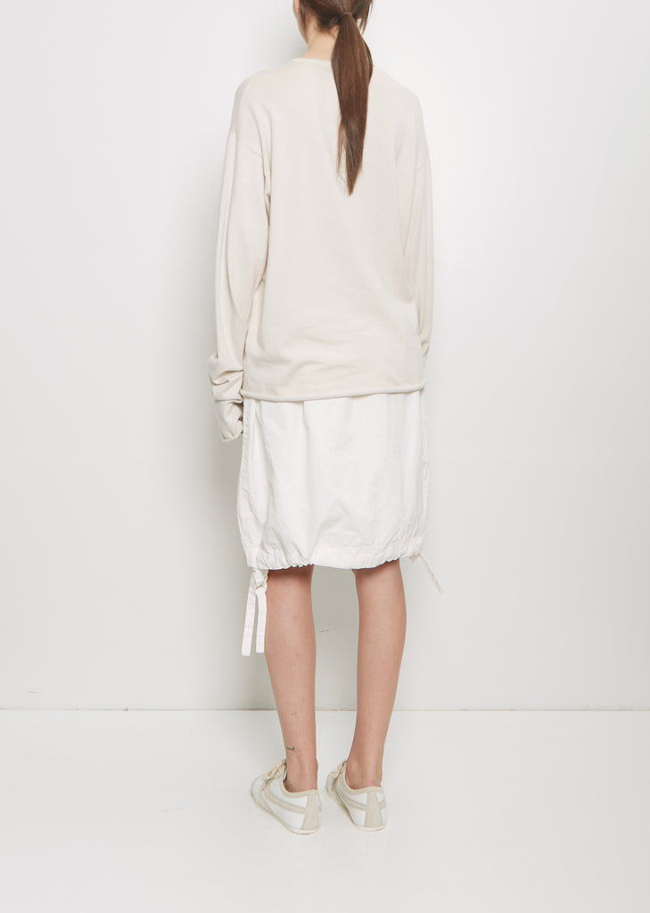 n°347 Aries Cotton Cashmere Sweater — Chalk