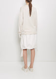 n°347 Aries Cotton Cashmere Sweater — Chalk