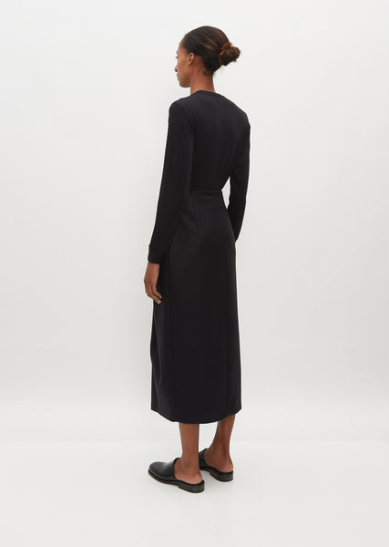 Light Melton Wool Skirt