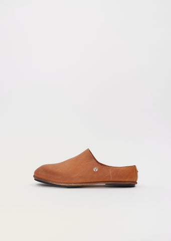 Guidi Leather Clogs — Tan