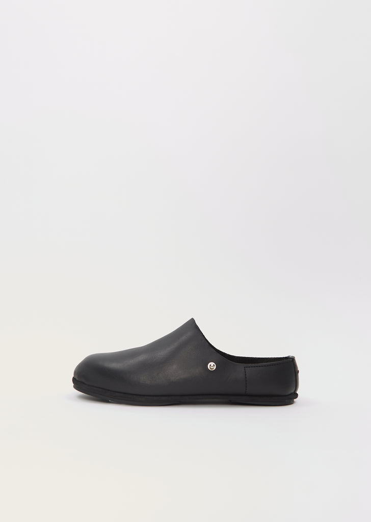 Guidi Leather Clogs — Black