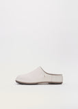Guidi Leather Clogs — Chalk