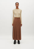 Leather Narrow Belt - W — Kudu Beige