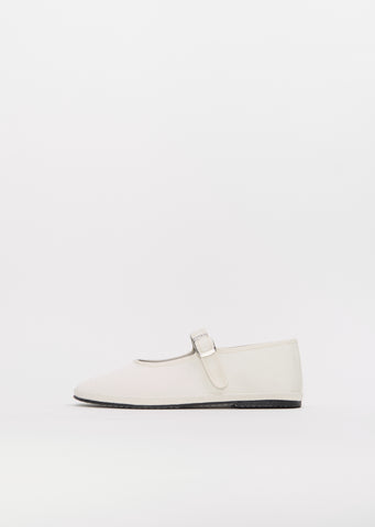 Exclusive Mary Jane Pasj Moire Tailormade — Cream