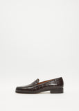 Danielle Loafer — Espresso Croco