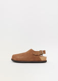 Leather Sling Back Sandal