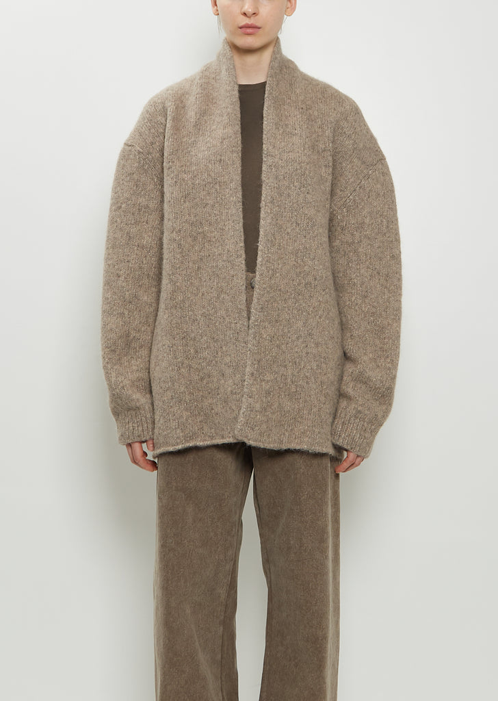 Loft Alpaca Pima Cotton Shawl Cardigan